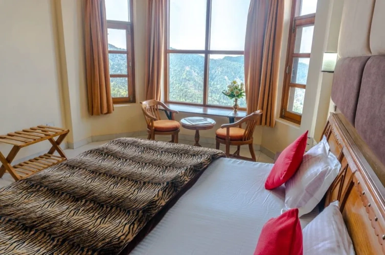 Deluxe room with balcony and with view