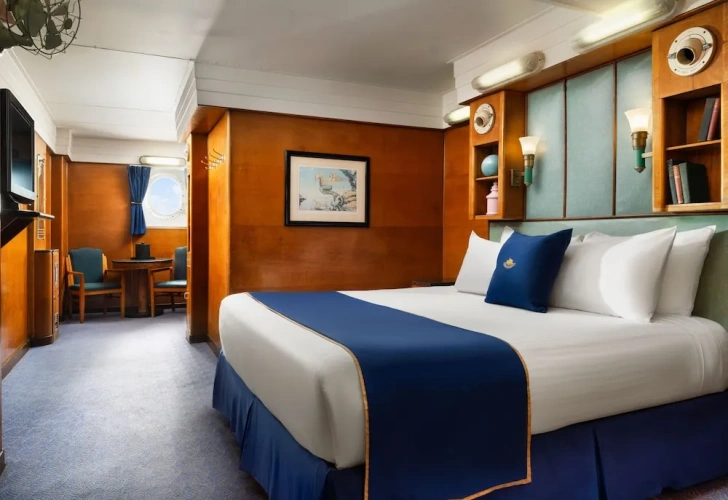 Deluxe Double Stateroom with harbour view