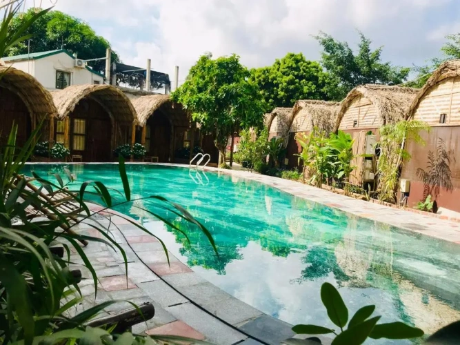 Double Bungalow with garden view