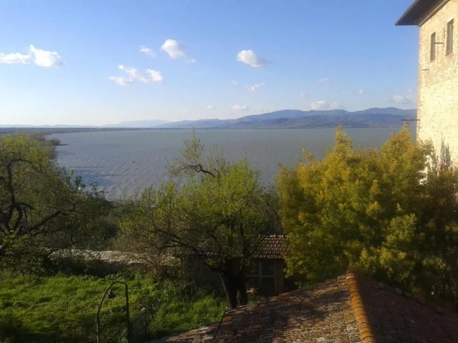 Apartment with balcony and with lake view