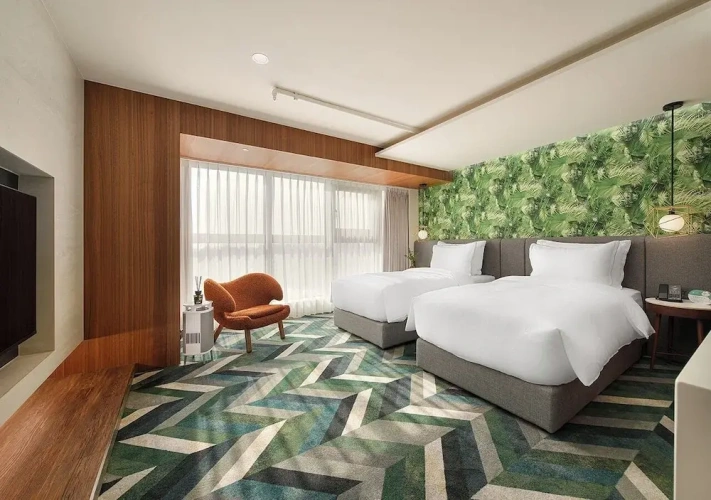Deluxe Twin room with city view