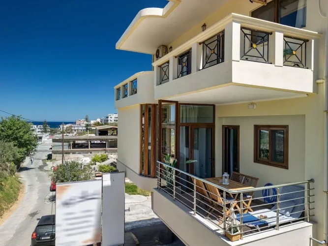 2 Bedrooms Family Apartment with balcony and with mountain view