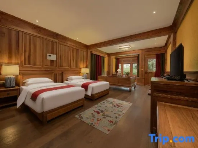 Standard Twin room with balcony and with view