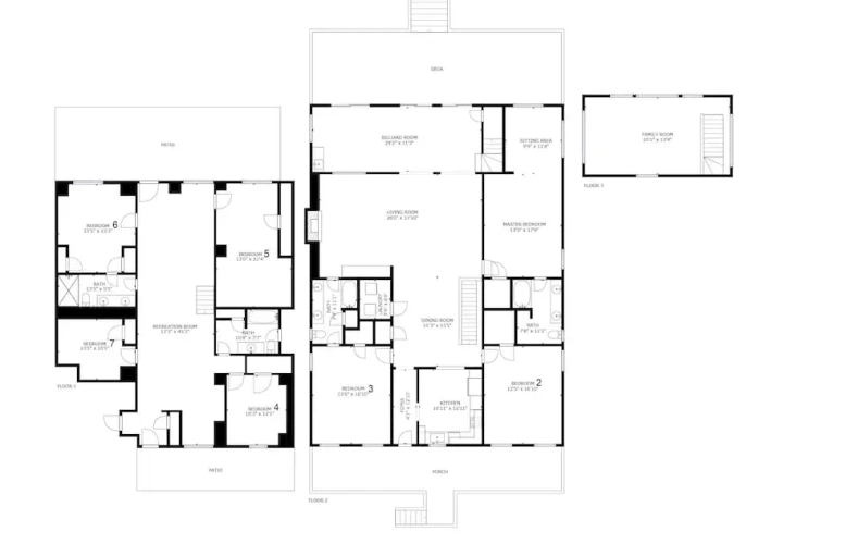 6 Bedrooms Cottage with balcony