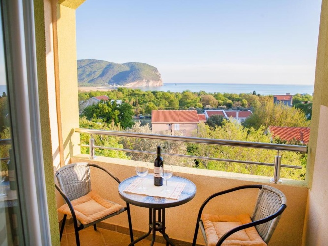 Double Studio with balcony and with sea view