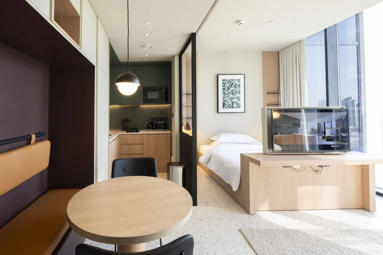 Executive Studio With Burj View at Upside Living