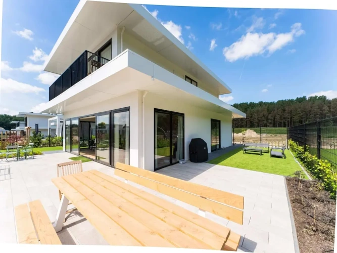 Cottage with balcony