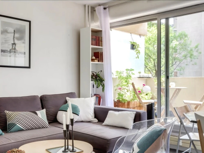 2 people apartment terrace by Weekome