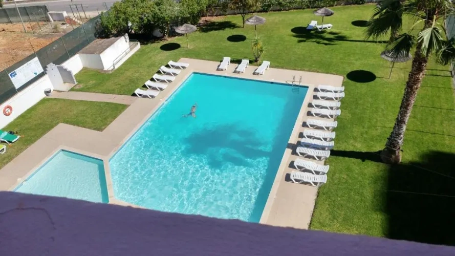 Apartment with pool view