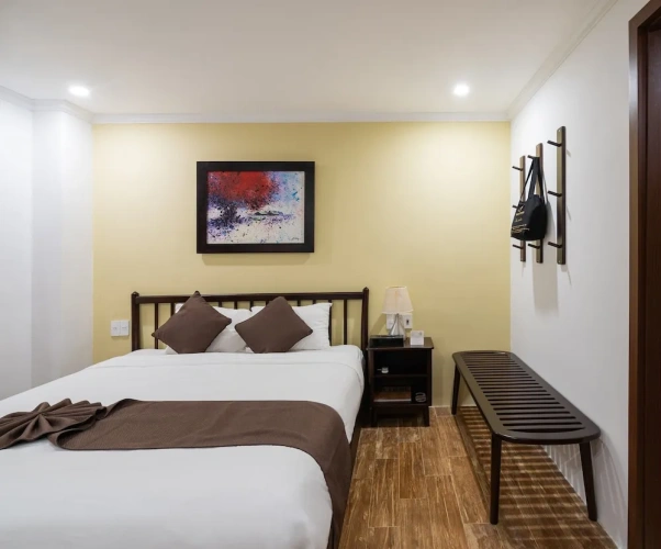 Deluxe Double room with balcony and with garden view