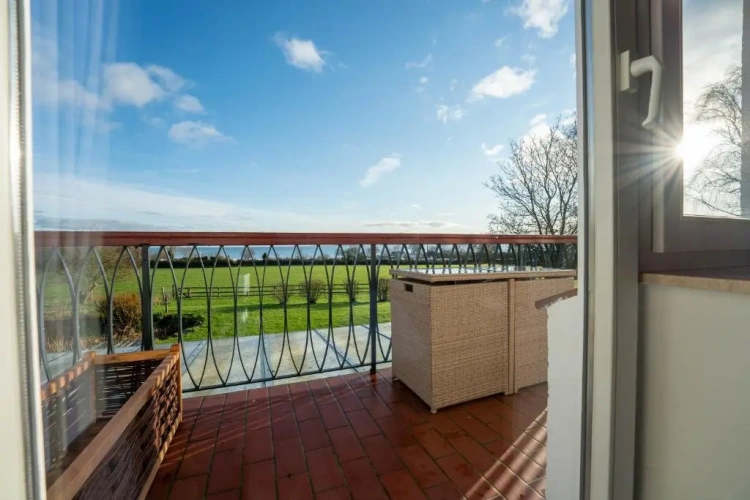 Deluxe Double room with balcony and with sea view