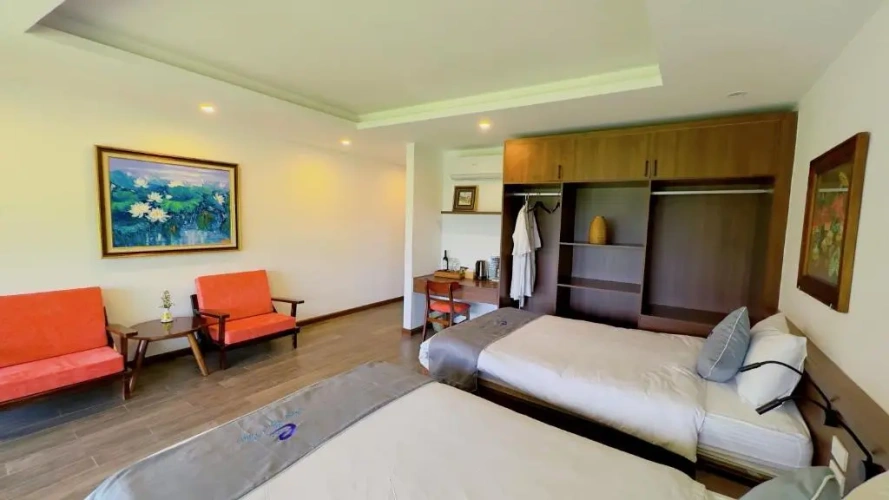 Standard Twin room with mountain view