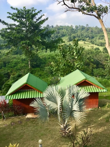 Cottage with balcony