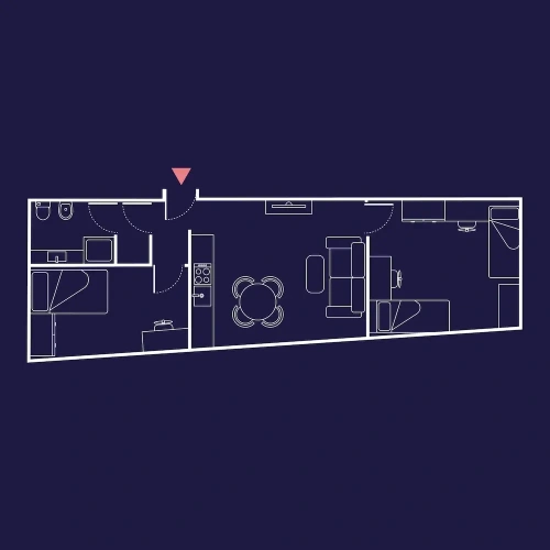 2 Bedrooms Classic Apartment