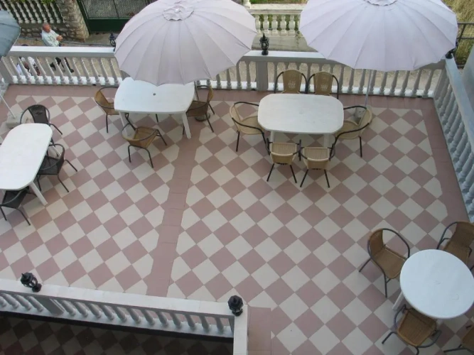 Standard Twin room with balcony and with view
