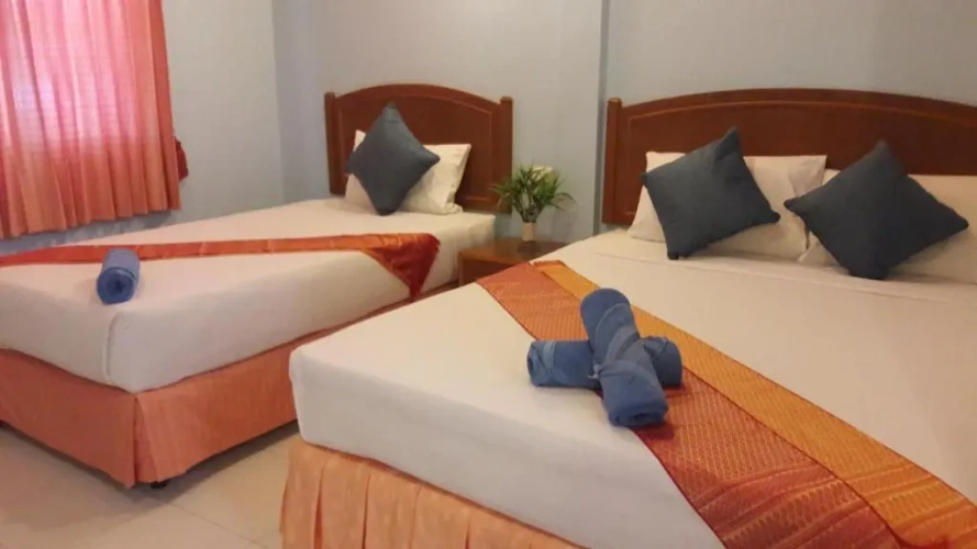 Standard Twin room with balcony and with view