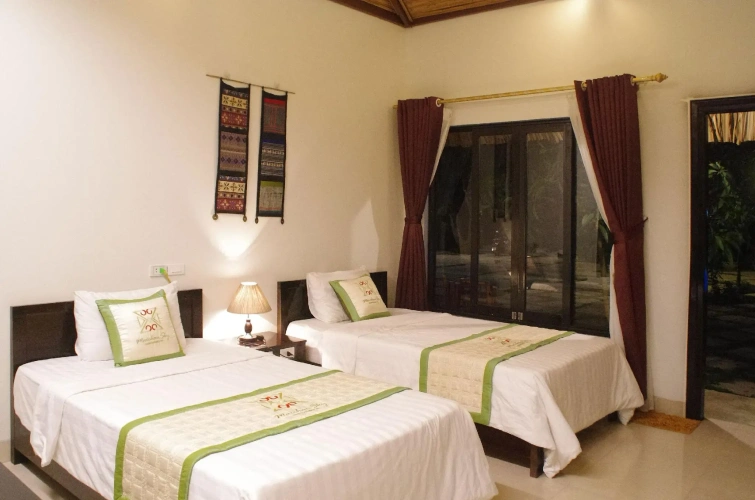 Deluxe Twin Bungalow with pool view