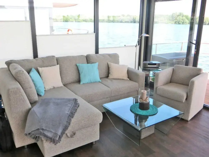 Hausboot am Xantener Nordsee