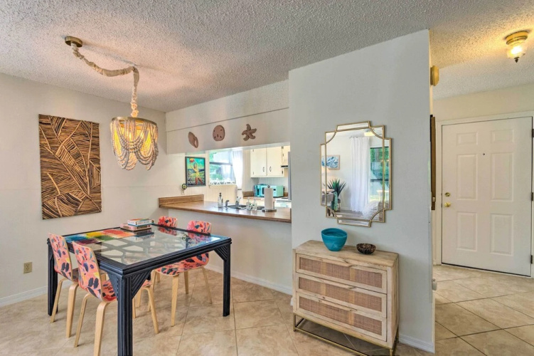 Townhome w/ Lush Forest View, Steps to Beach!