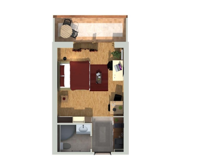 2 Bedrooms Apartment