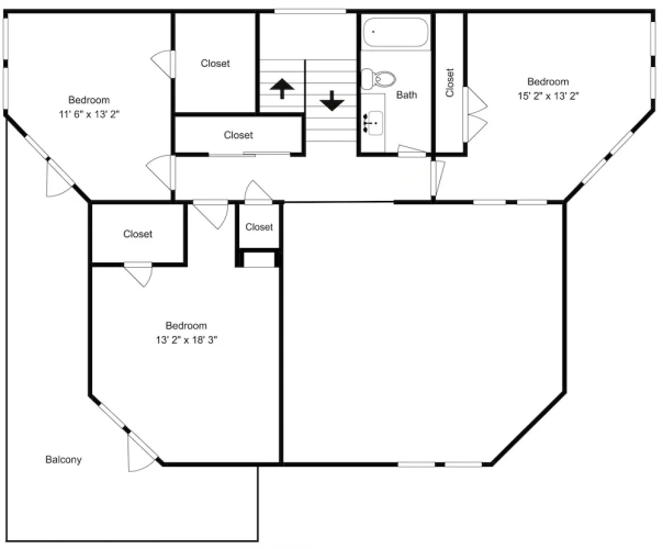 4 Bedrooms Cottage with balcony