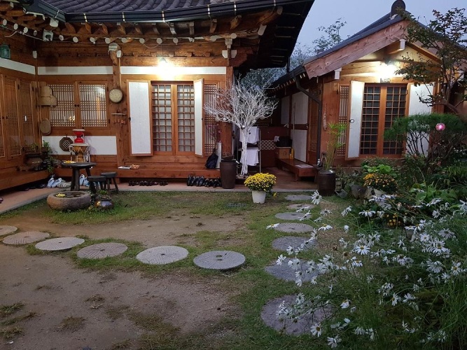 Outside