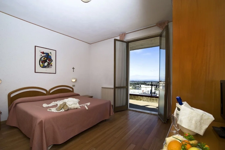 Standard Double room with balcony and with view