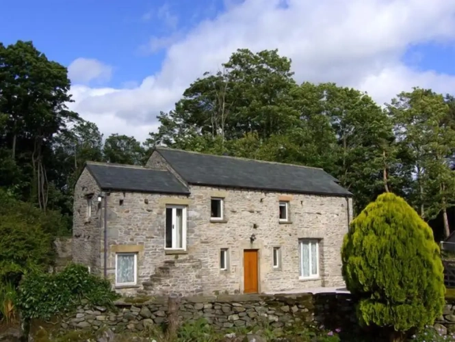 Cottage with balcony