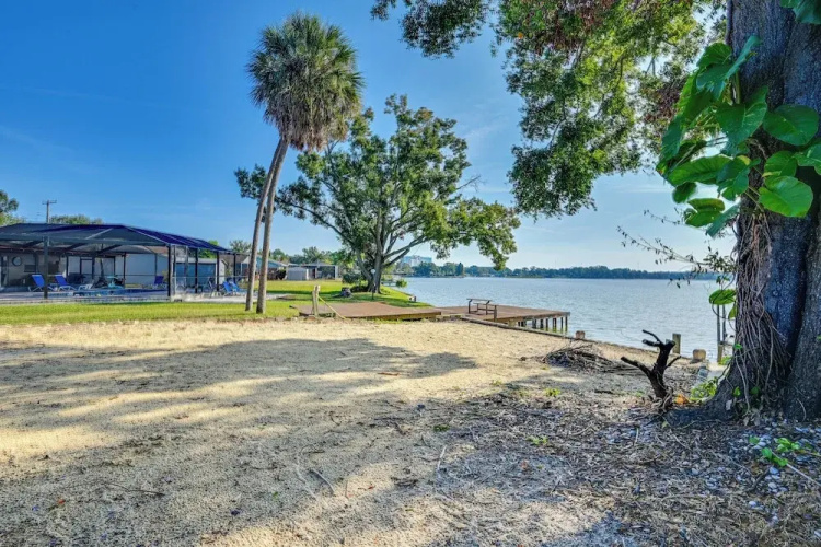 Dock & Beautiful Views! Spacious Bellows Lake Gem