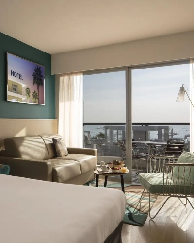 Superior Double room with balcony and with sea view