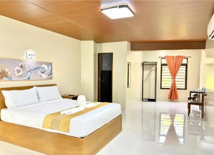 1 Bedroom Standard Double room with garden view