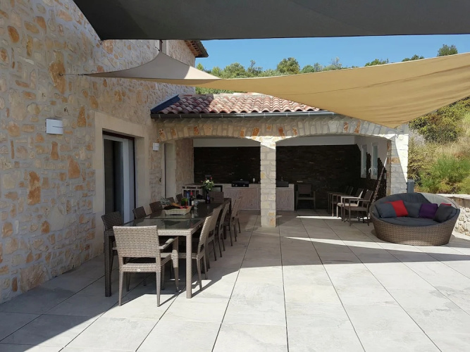 Spacious villa in St. Ambroix with private pool