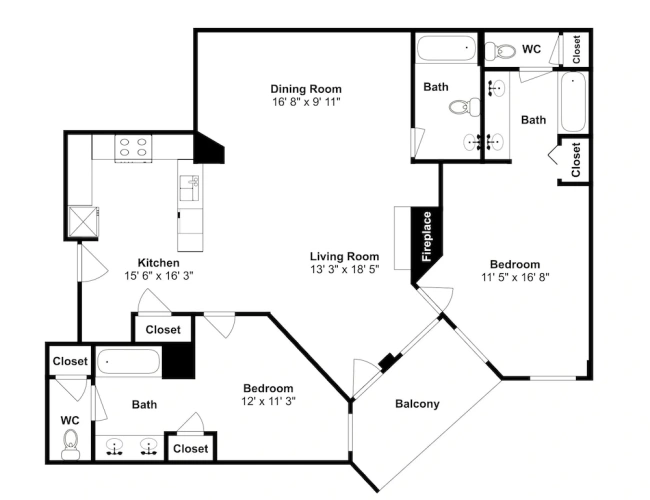 2 Bedrooms Deluxe room