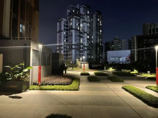 Outside