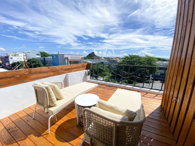 Standard Double room with balcony and with sea view
