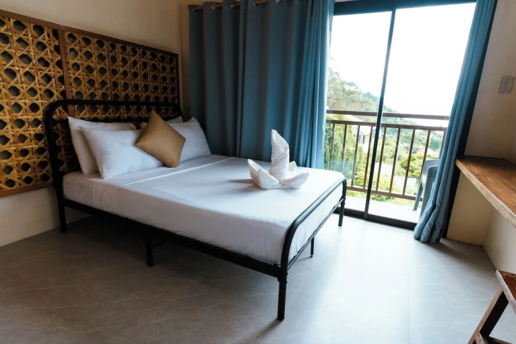 Deluxe Double room with balcony and with partial sea view