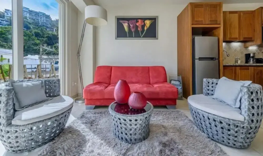 Chic Studio -rooftop Pool - Ocean View - King Bed