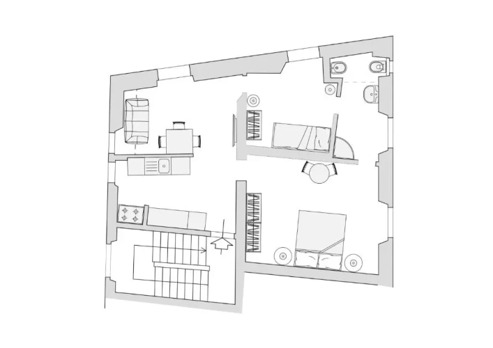 2 Bedrooms Apartment