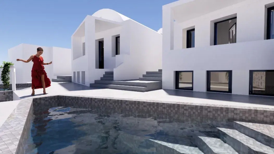 Blue White Residence