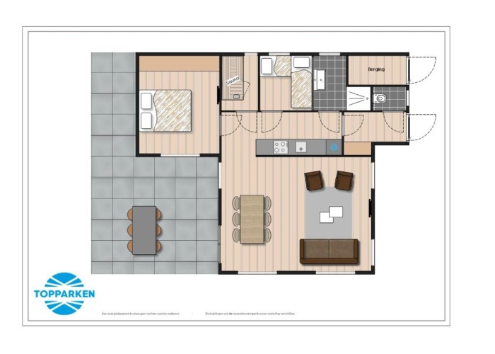 2 Bedrooms Chalet