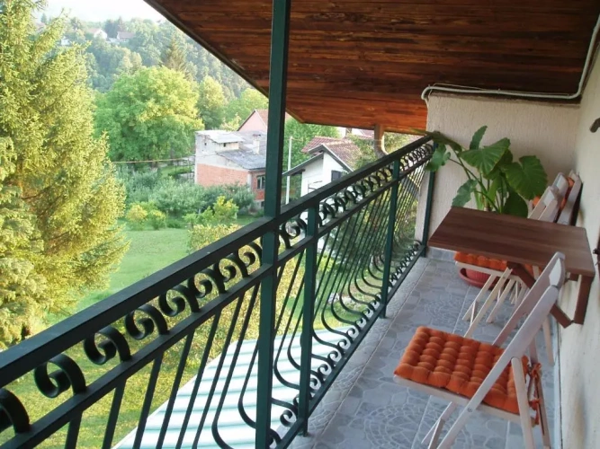Studio with balcony and with view