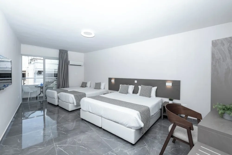 Deluxe Family Apartment with balcony and with city view