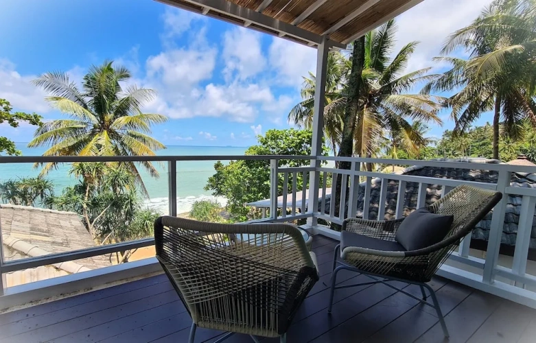 Double Villa with balcony and with ocean view
