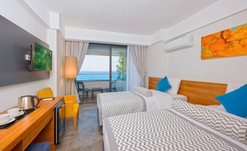 Standard Double room with balcony and with sea view