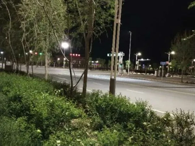 Outside