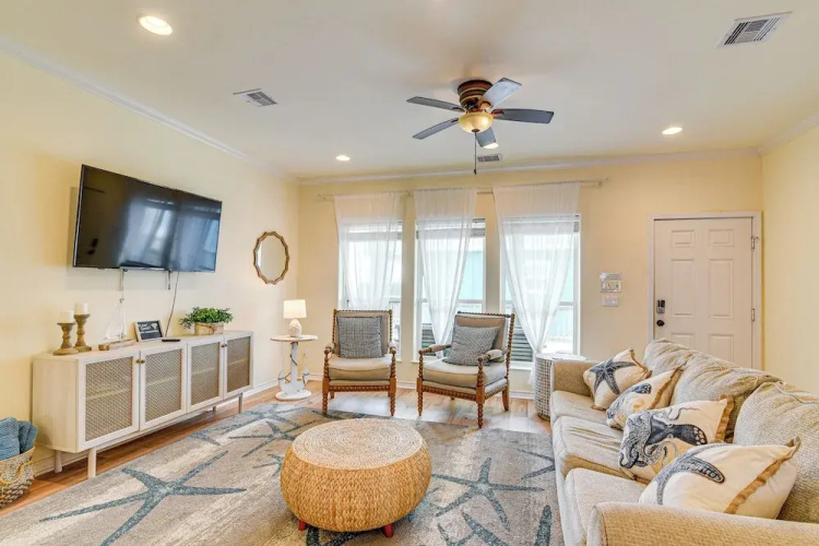 Gulf Views: Beachfront Bolivar Peninsula Escape!