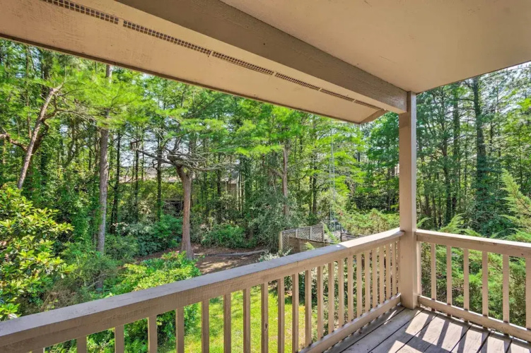 Townhome w/ Lush Forest View, Steps to Beach!
