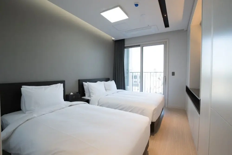 Deluxe Twin room with city view