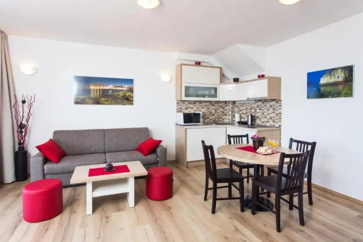 1 Bedroom Deluxe Apartment with balcony and with sea view