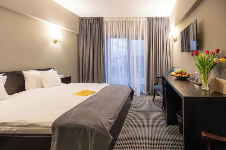 Deluxe Double room with balcony and with city view